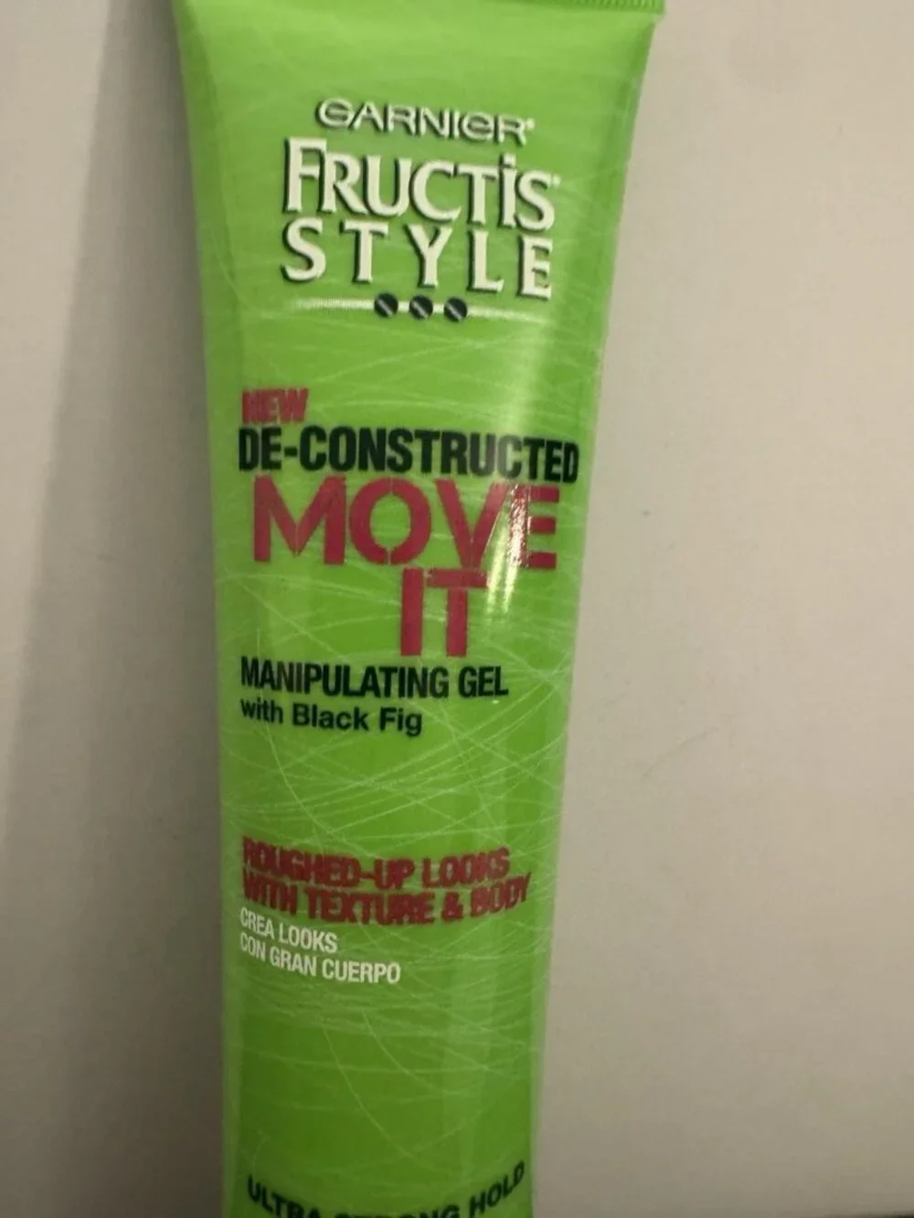 Garnier Fructis De-Constructed Move It Manipulating Gel w/Black Fig 5.1 Oz BB30